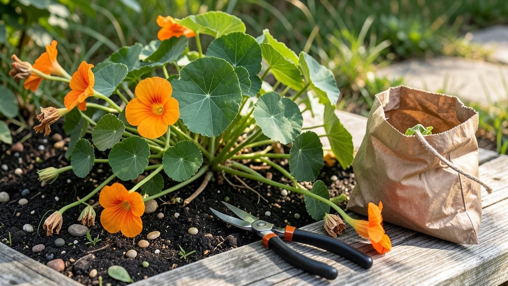 Harvesting Nasturtium Seeds: Drying and Storing for Next Year’s Blooms