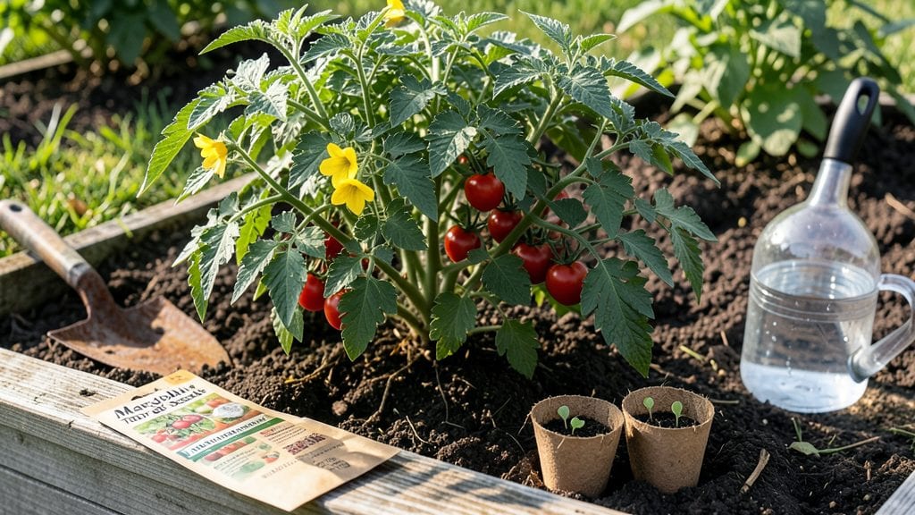 Marglobe Tomato Seeds: Fast Germination and Bushy Vines in Weeks