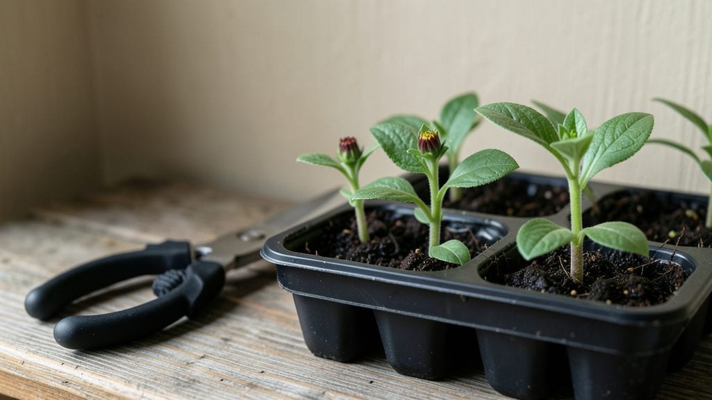 Pinching Zinnia Seedlings: Stress-Free Technique for Bushier Blooms