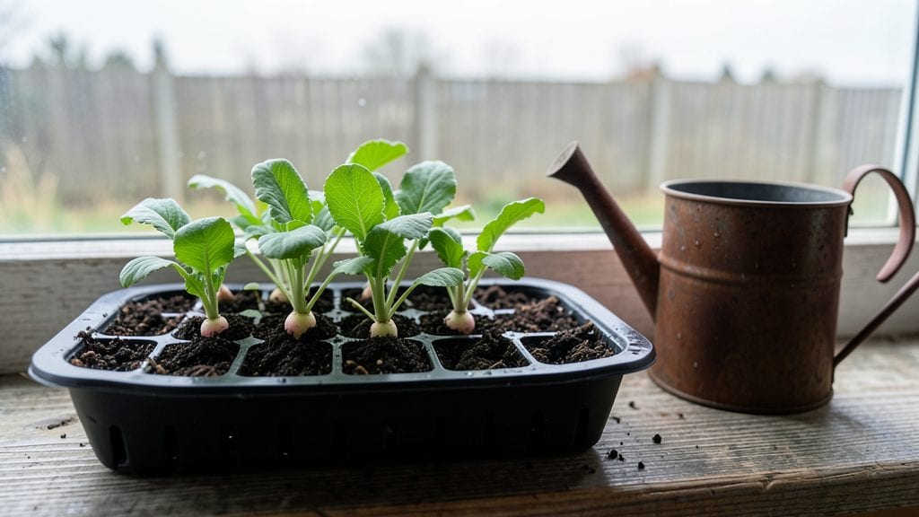 Radish Seedlings Images: Identify Stages for Perfect Transplant Timing