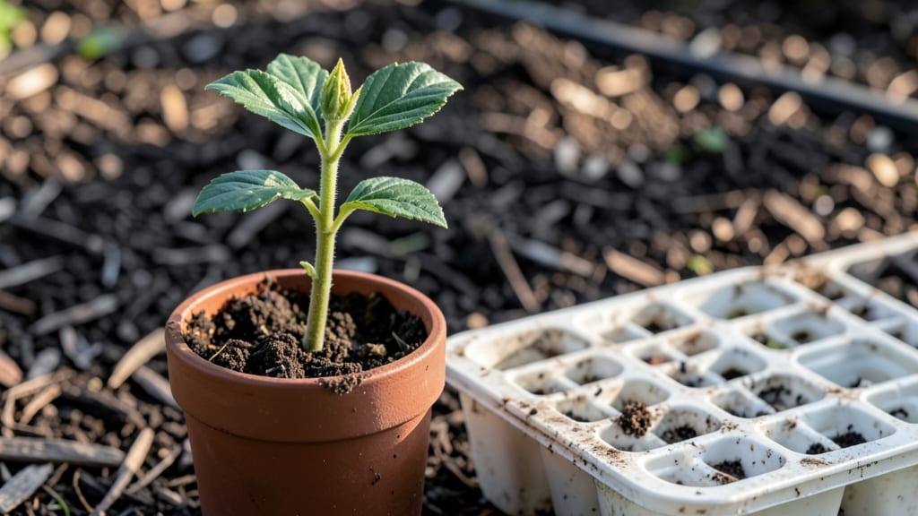 Roselle Hibiscus Seedling: Sun-Loving Perennial for Bold Blooms and Privacy