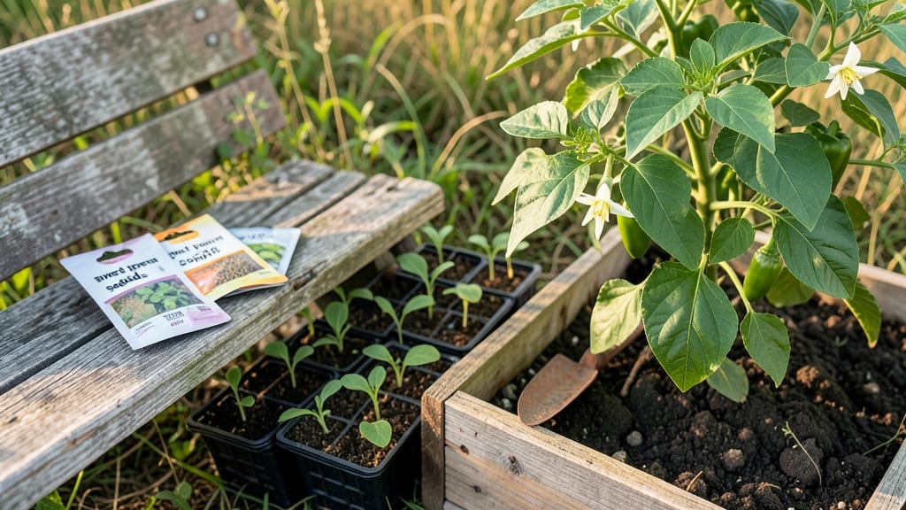 Sweet Peppers Seeds: Fast Germination and Bushy Plants in Weeks
