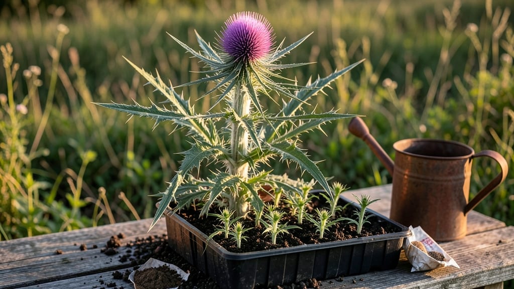 Thistle Plant Seeds: Hardy Perennial for Pollinators and Privacy